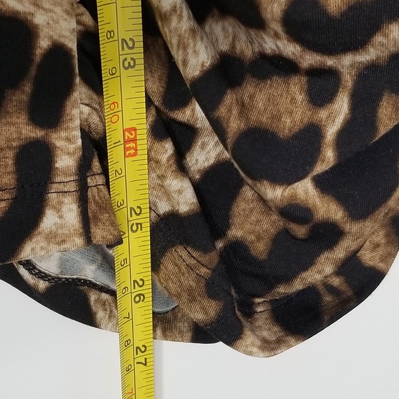 Boston Proper Leopard Print 3/4 Sleeves Womens Shirt Size Small Business Casual - Picture 6 of 7
